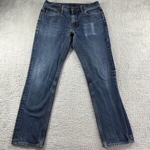 J.Crew Jeans‎ Mens 33x32 (33x29) The Sutton Pocket Fade Straight Fit Light Wash